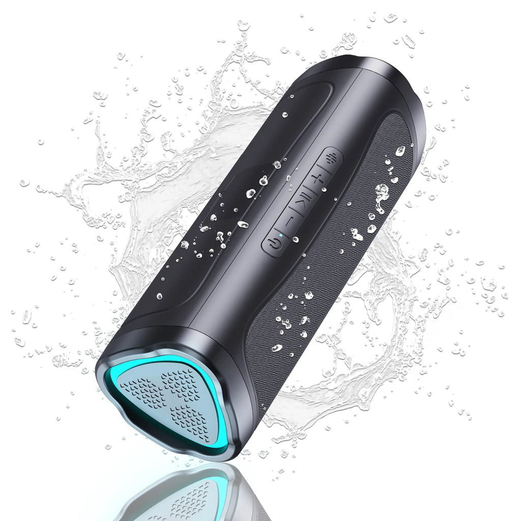 Portable Bluetooth Wireless Stereo Speaker with HD Audio, BT5.3, TWS Pairing, Button Controls, Cable, LED Light, Rechargeable Batteries, Suitable for Home Parties, Outdoor Use, Ideal Electronic Gadget Birthday Gift for Devices
