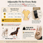 PAWPUBBY Hands-Free Dog & Cat Sling Carrier - New Puppy Essentials, Vet Approved, Adjustable Padded Shoulder, Breathable Eco-Fiber Fabric, Portable Buckle-Snap-Safety Rope Hook-and-Loop, Secure Fit for Under 15lbs Small-Medium Animals, Travel Use