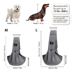 PAWPUBBY Hands-Free Dog & Cat Sling Carrier - New Puppy Essentials, Vet Approved, Adjustable Padded Shoulder, Breathable Eco-Fiber Fabric, Portable Buckle-Snap-Safety Rope Hook-and-Loop, Secure Fit for Under 15lbs Small-Medium Animals, Travel Use