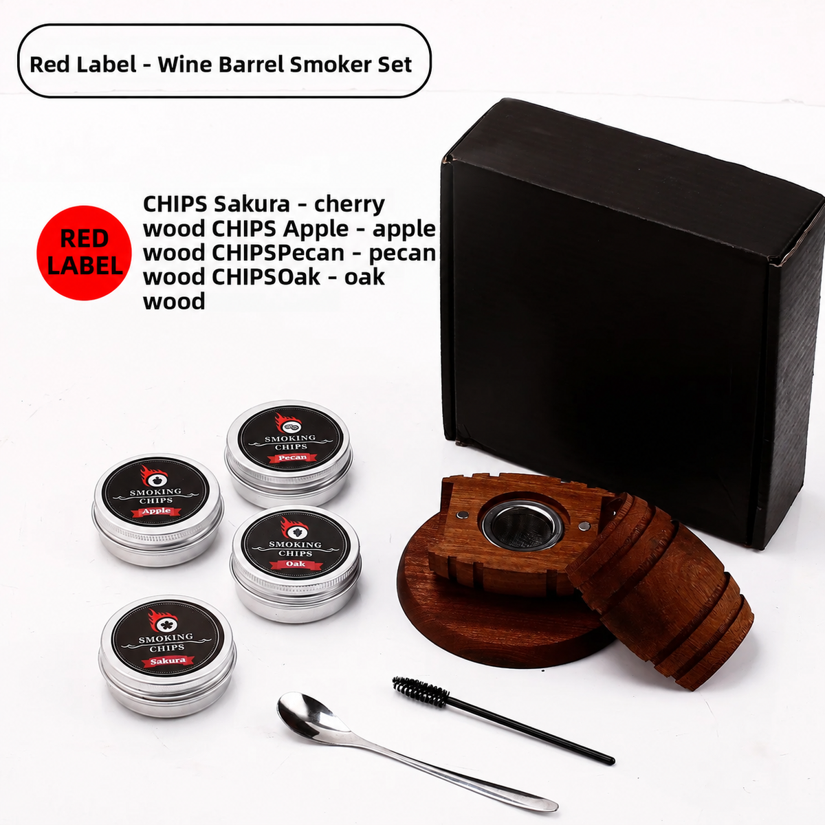 Cocktail Smoker Kit with Wood Chips