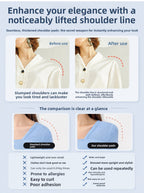 Shoulder pads Cross-border best-selling silicone shoulder pads, right-angle shoulder pads, invisible shoulder pads, extra-large and extra-thick shoulder pads