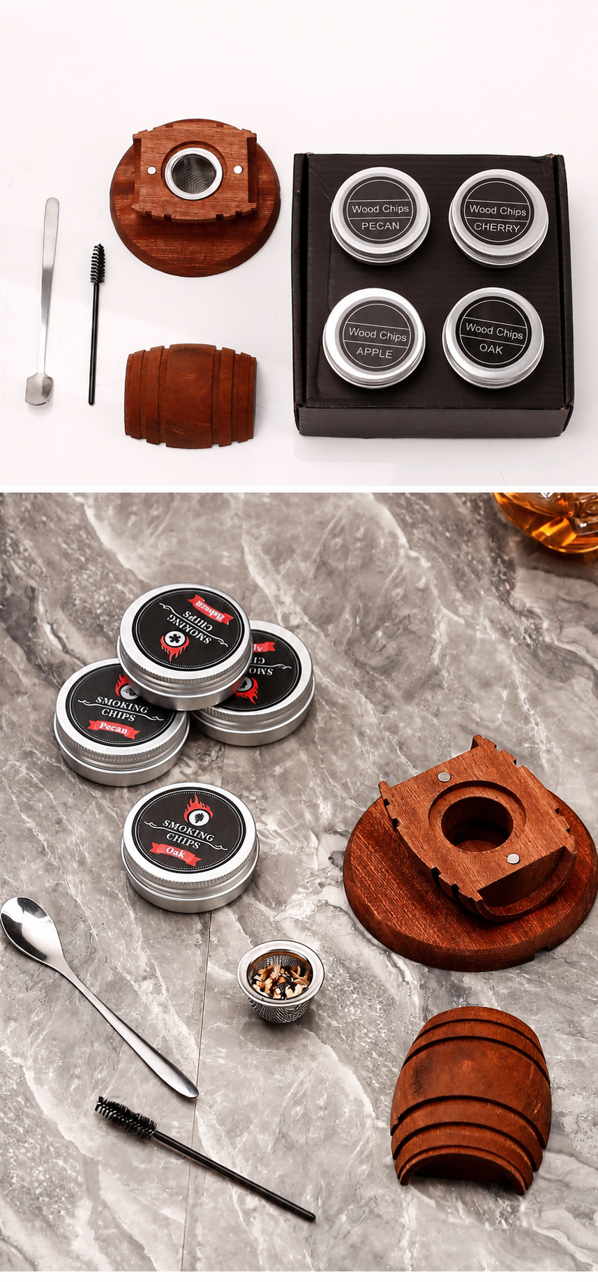 Cocktail Smoker Kit with Wood Chips