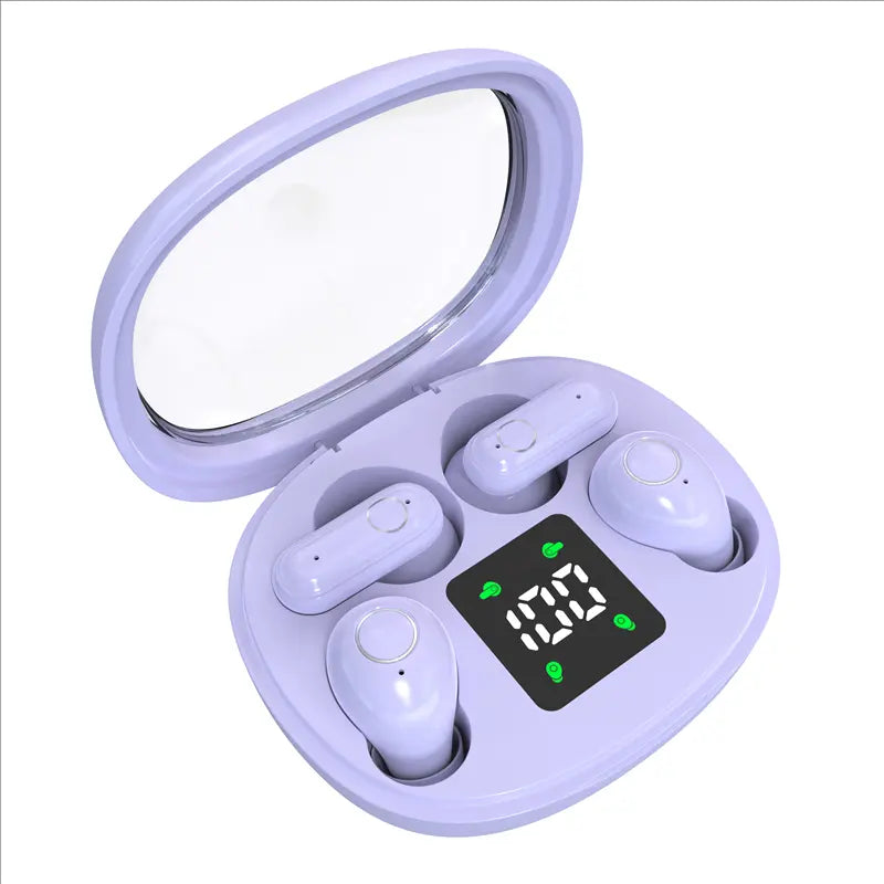 Wireless Bluetooth Headphones，Tiny Size Invisible Earbuds，Waterproof Headsets，With Mic，Sleep and Sports Earphones Set, 2 Pairs, Mini and Short Handle Design，for Work Sport Sleeping tiktokshopbacktoschool