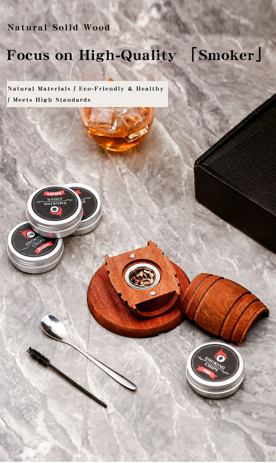 Cocktail Smoker Kit with Wood Chips