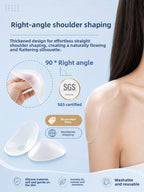 Shoulder pads Cross-border best-selling silicone shoulder pads, right-angle shoulder pads, invisible shoulder pads, extra-large and extra-thick shoulder pads