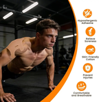 Sohochic 10 Pcs Pre-Cut Elastic Wrap Sports Muscle Tape - 100% Latex-Free Cotton, Waterproof, Breathable, Hypoallergenic, Unisex, Youth-Friendly, Skin Seamless, No Manual Trimming Required, Transparent Invisible Hold for Shoulder Support, Swimming