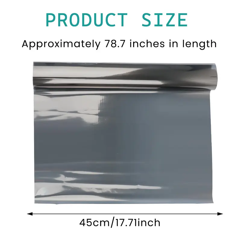 1 Count Window Film Privacy Static Cling, Day and Night Privacy Blocks Prying Eyes, Lets Natural Light In, UV Blocking Heat Control for Home Office