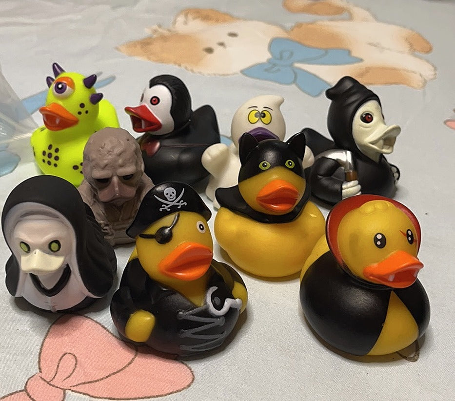 6cm Spooky Rubber Duck Bath Toy