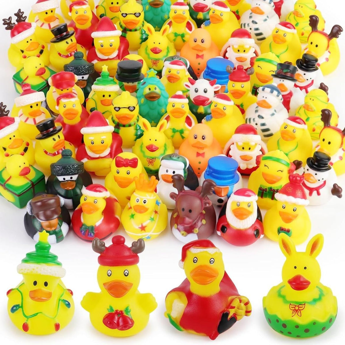6cm Spooky Rubber Duck Bath Toy